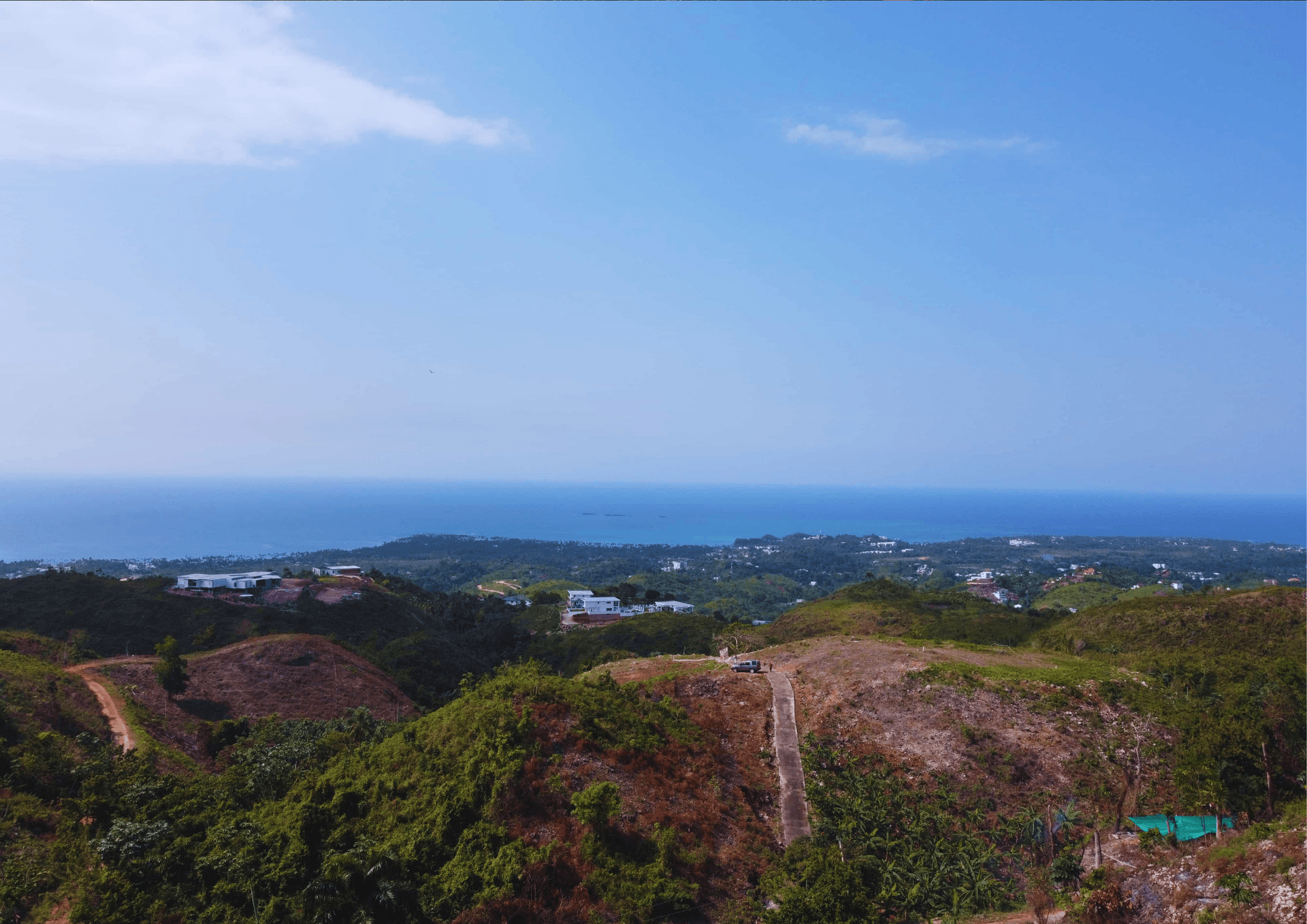 Excelente solar con vista al mar en auténtica comunidad autosuficiente en El Jamito, Las Terrenas — En venta
