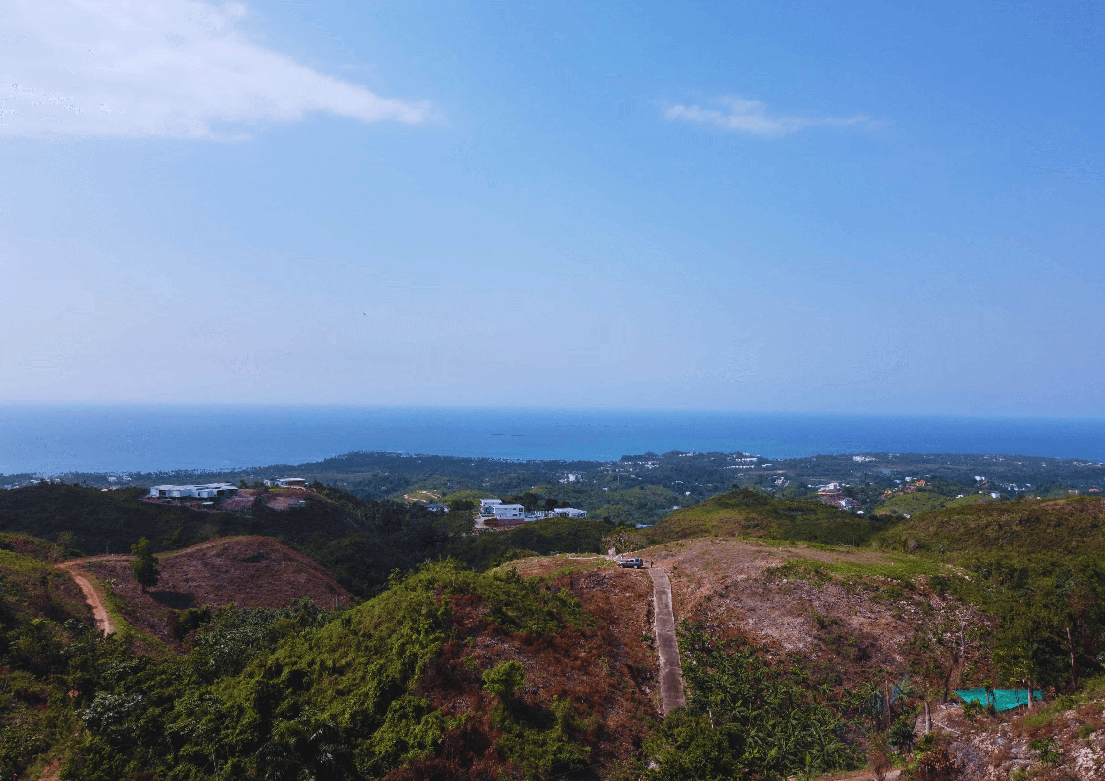 Excelente solar con vista al mar en auténtica comunidad autosuficiente en El Jamito, Las Terrenas — En venta