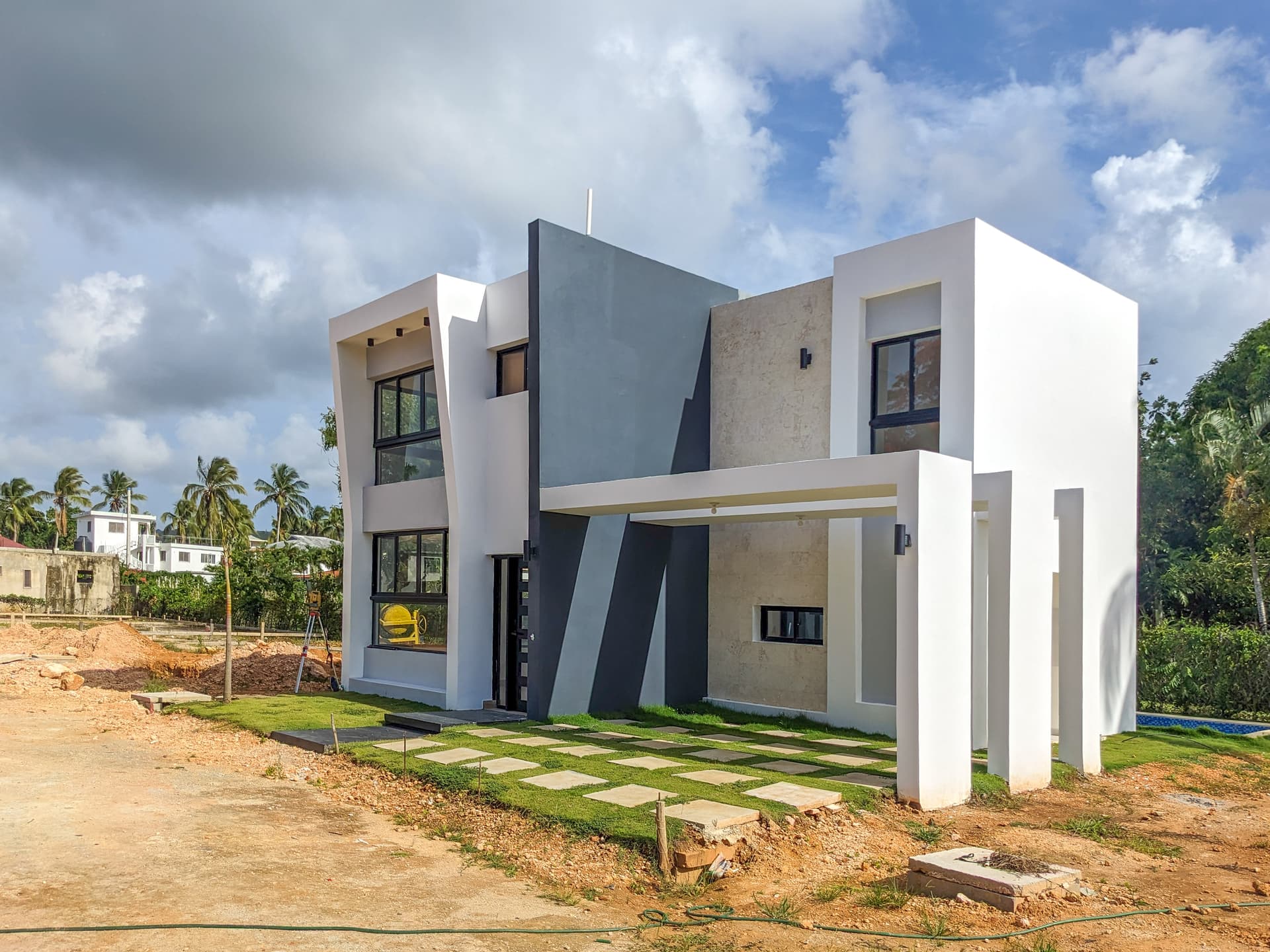 Villas modernas asequibles en el pueblo en Center Town, Las Terrenas — En venta