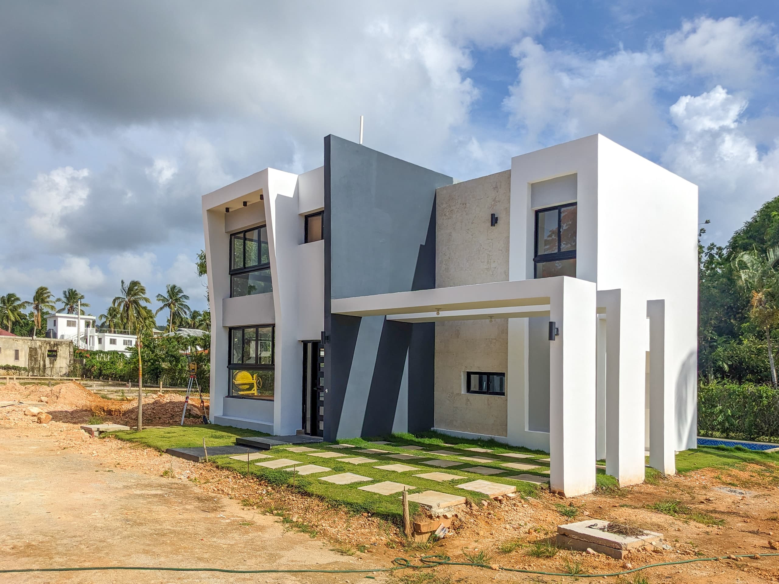 Villas modernas asequibles en el pueblo en Center Town, Las Terrenas — En venta