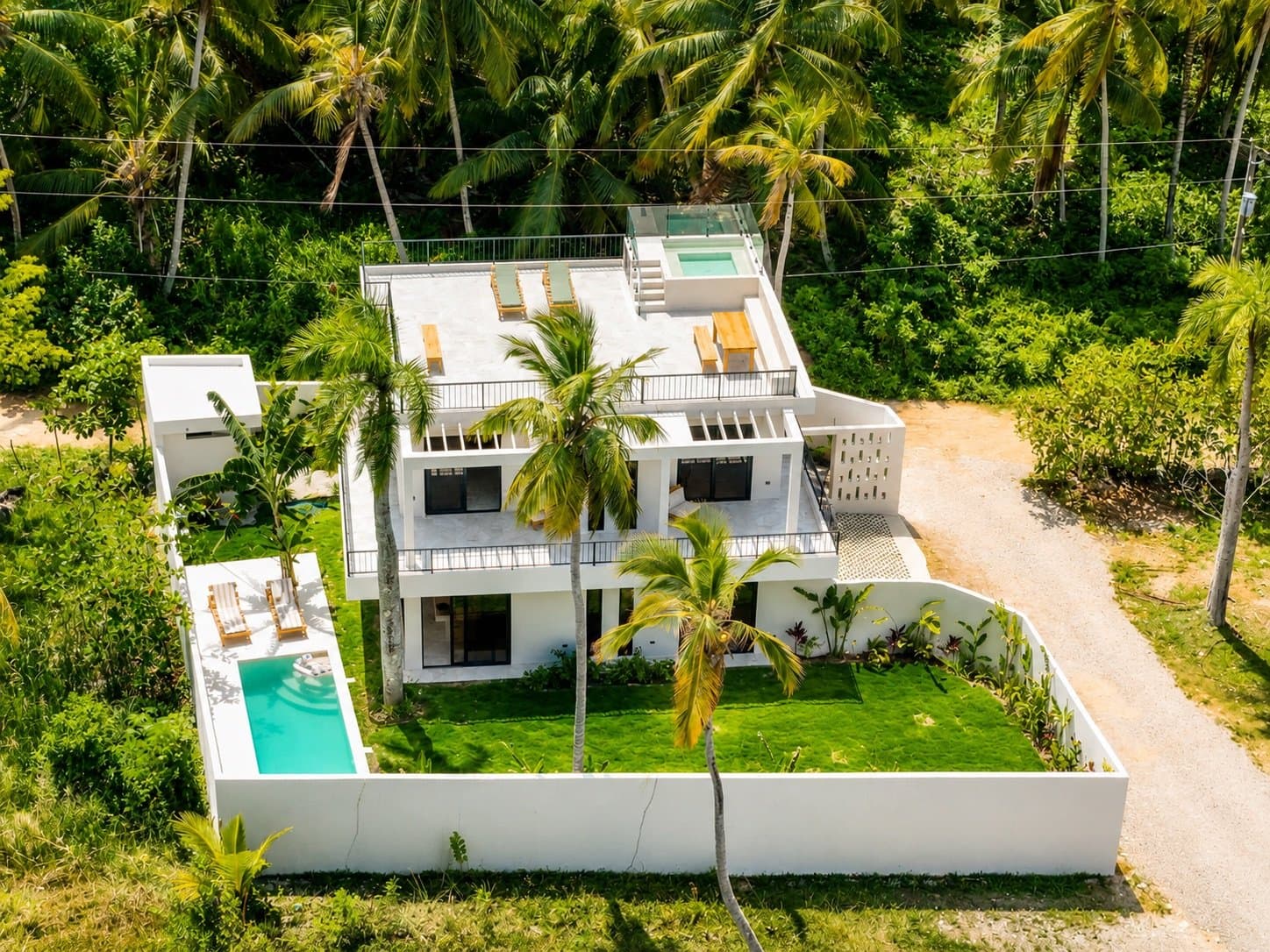 Villa boutique boho a pasos de la playa Cosón en Cosón, Las Terrenas — En venta