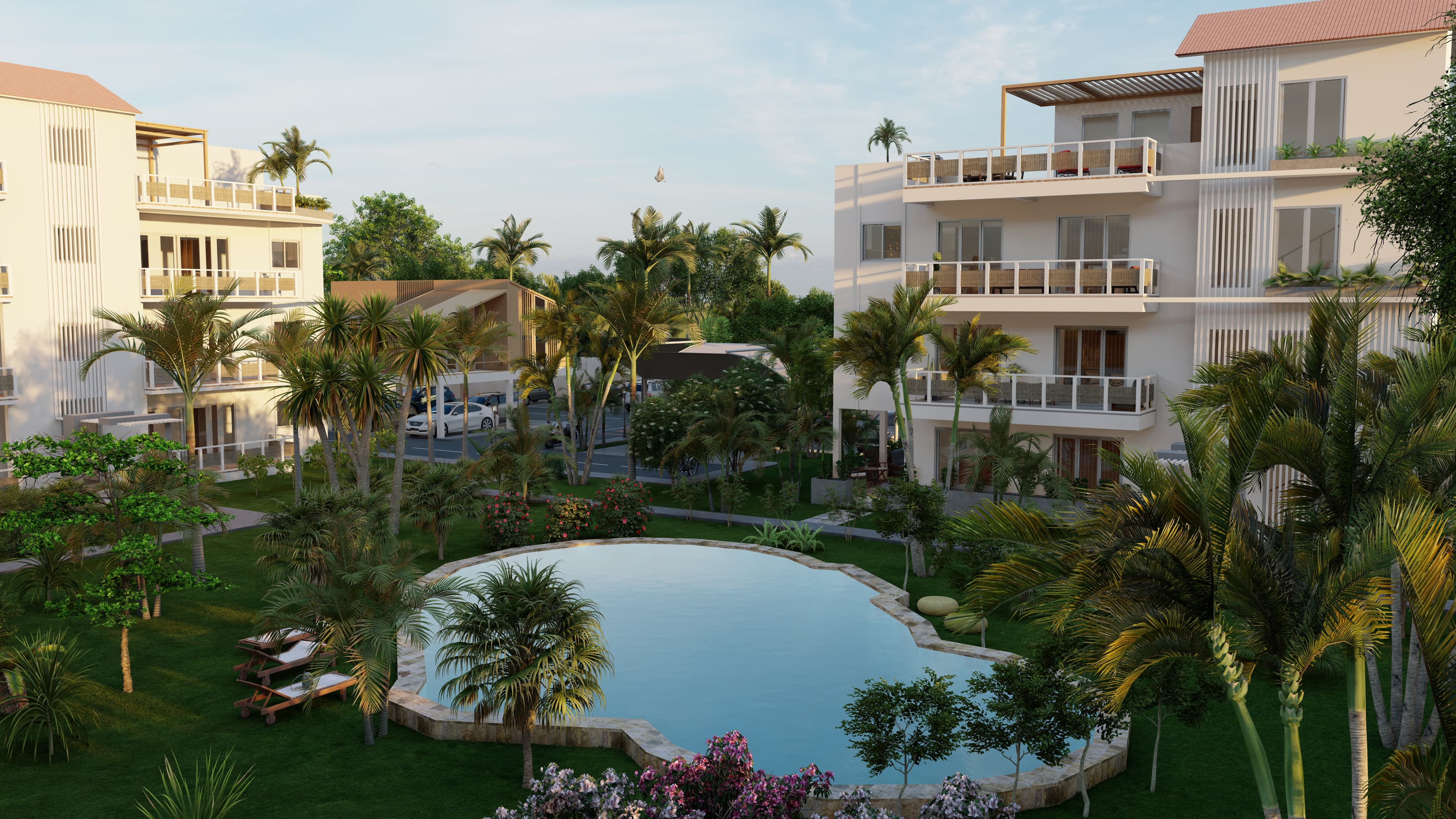 Modern 2-BR condos in a tropical oasis en Punta Popy, Las Terrenas — En venta