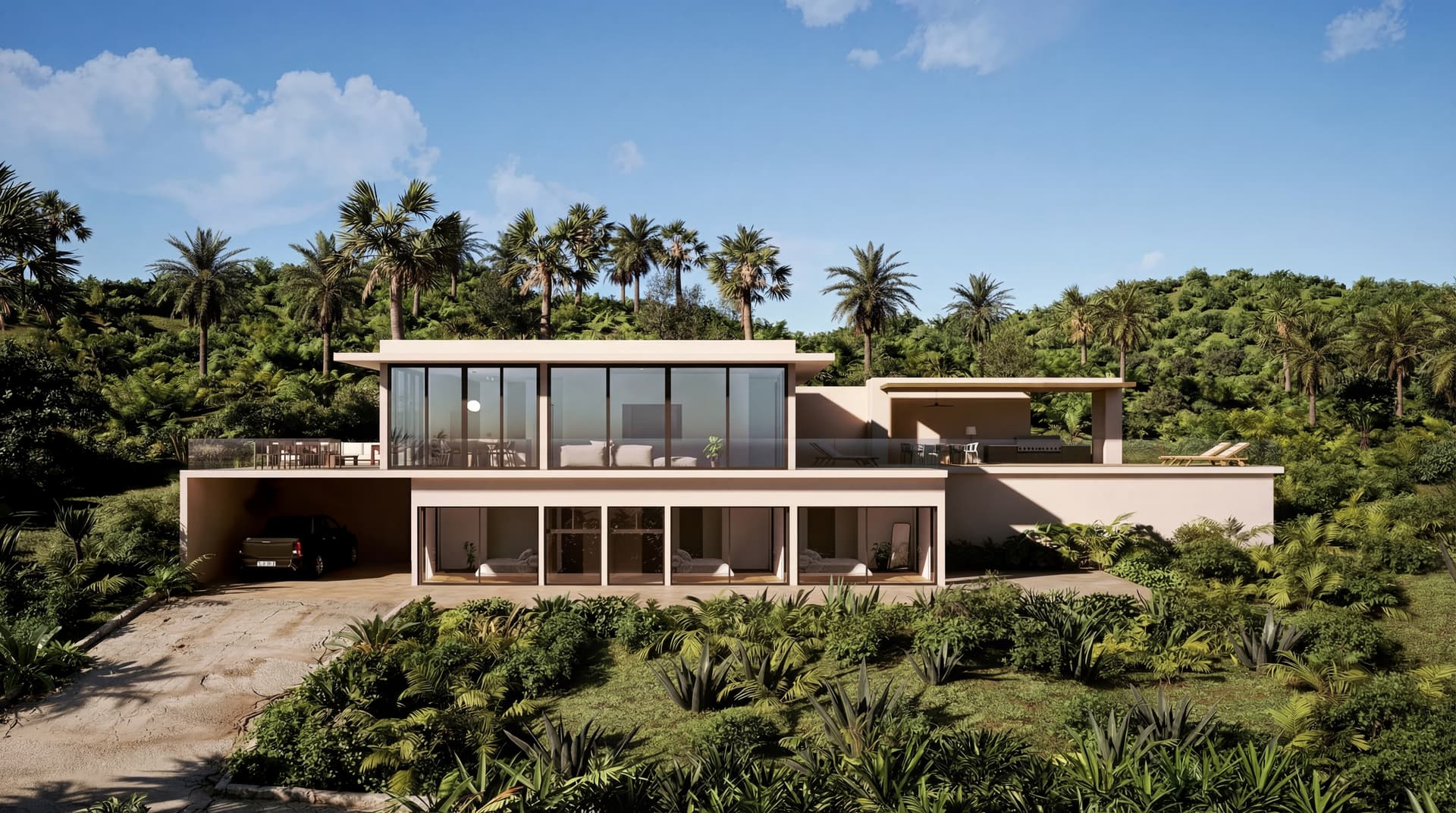 Villa de 4 habitaciones con vista al mar en Cosón, Las Terrenas — En venta