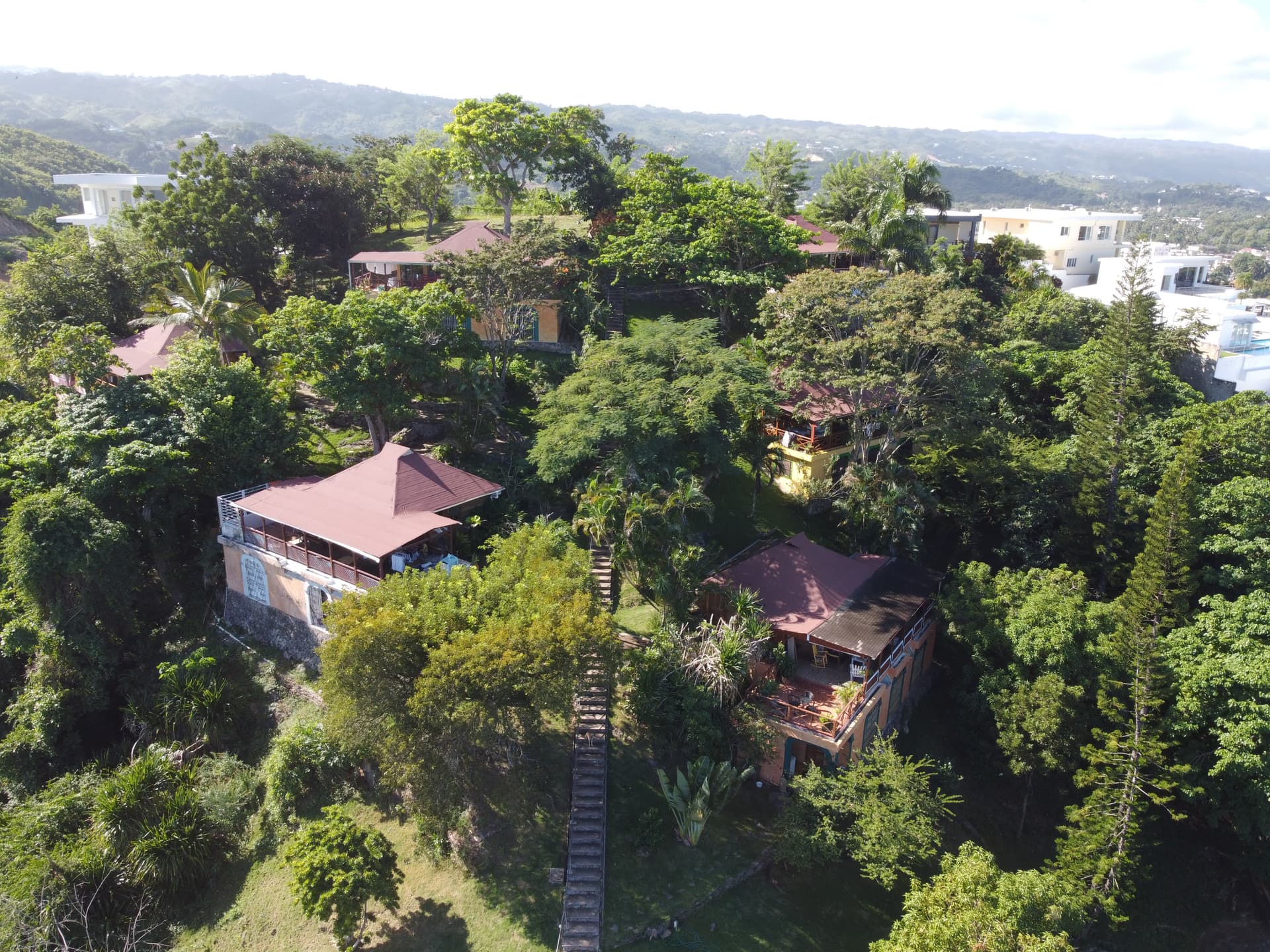 6 villas con vista al mar en el corazón de Las Terrenas en Center Town, Las Terrenas — En venta