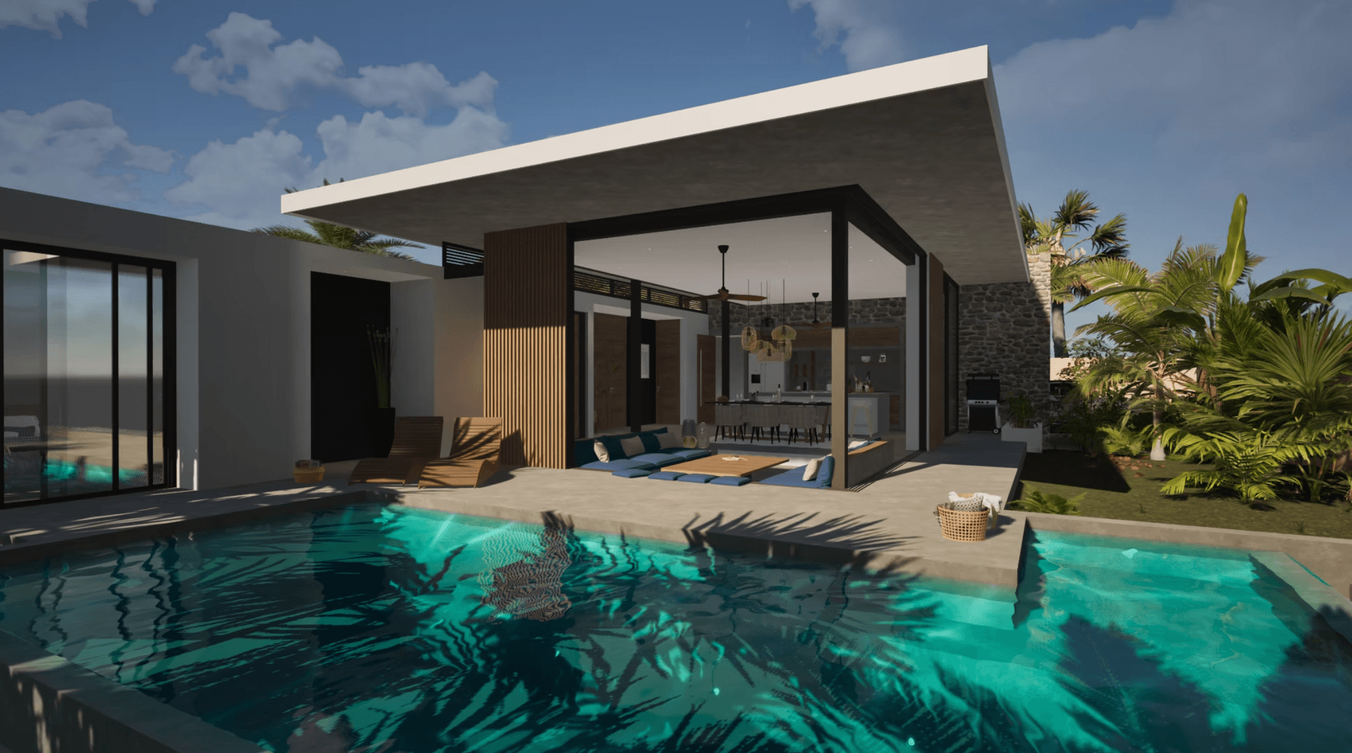 Villa personalizable de 3 habitaciones en preventa frente a la playa en Portillo en El Portillo, Las Terrenas — En venta