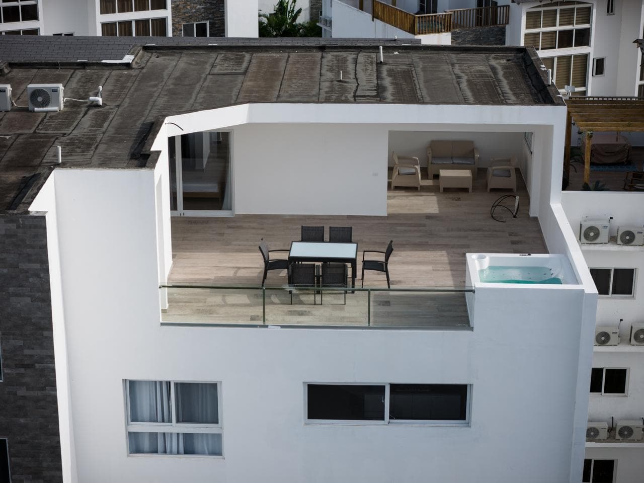 Penthouse con vista panorámica al mar y rooftop privado en Punta Popy en Punta Popy, Las Terrenas — En venta