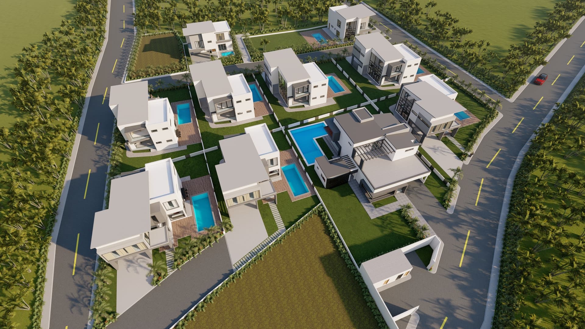 10 villas en preventa a pasos de Playa Bonita en Bonita, Las Terrenas — En venta
