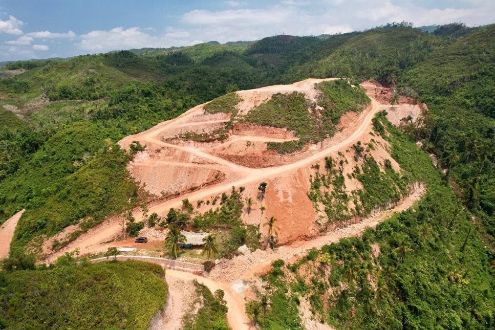 Lots with ocean view first line in Coson en Cosón, Las Terrenas — En venta
