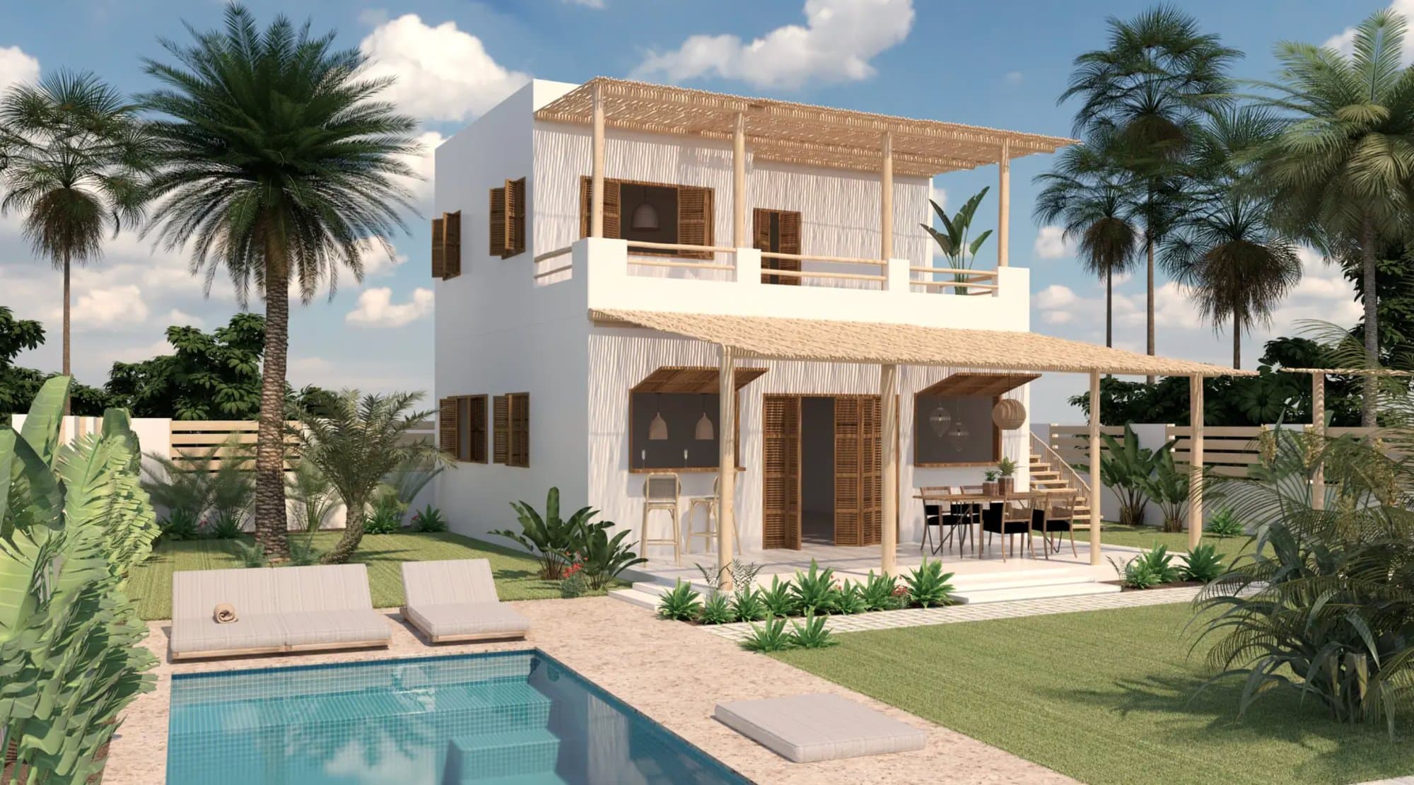 Villas en preventa en una zona de rápido crecimiento en Abra Grande, Las Terrenas — En venta