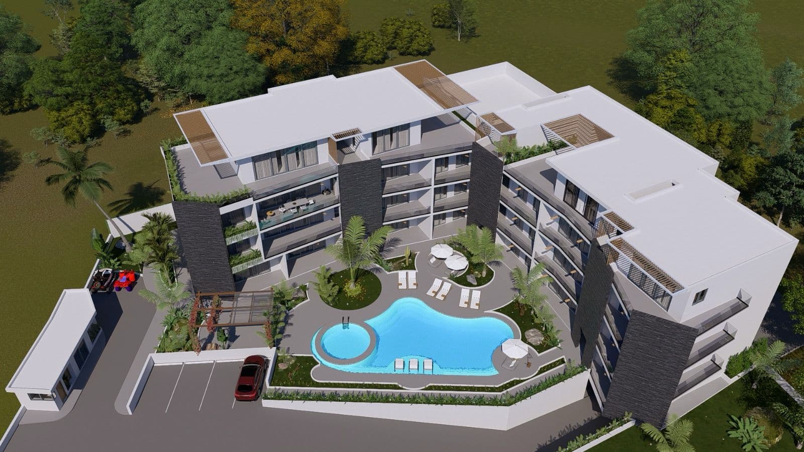 Oportunidad de preventa condominios modernos cerca de la playa en Abra Grande, Las Terrenas — En venta