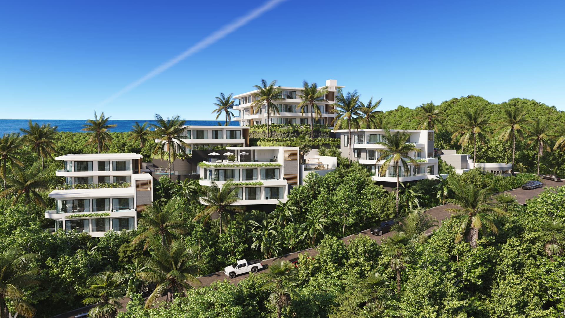 Nuevo proyecto residencial con vista al mar en Las Terrenas en Abra Grande, Las Terrenas — En venta