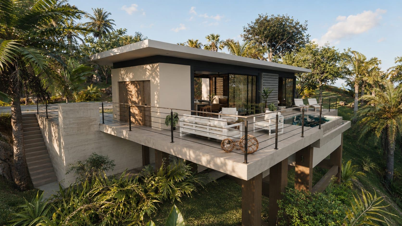 Villa Cedro in El Jamito, Las Terrenas — For sale
