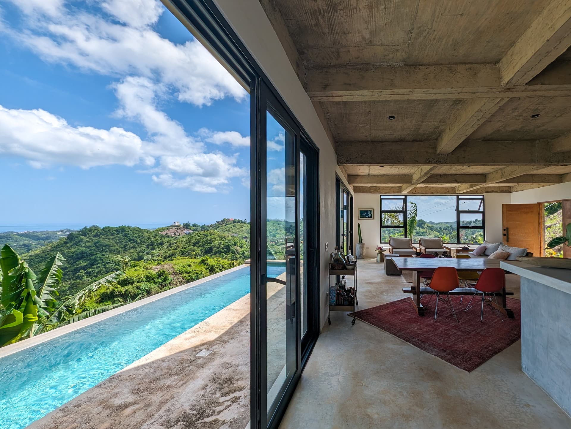 Villa con vistas panorámicas al mar y piscina infinita en Hoyo Cacao, Las Terrenas — En venta